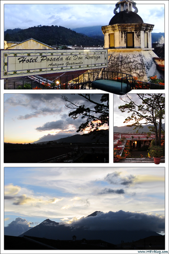 sunset at Posada de Don Rodrigo, Volcán 