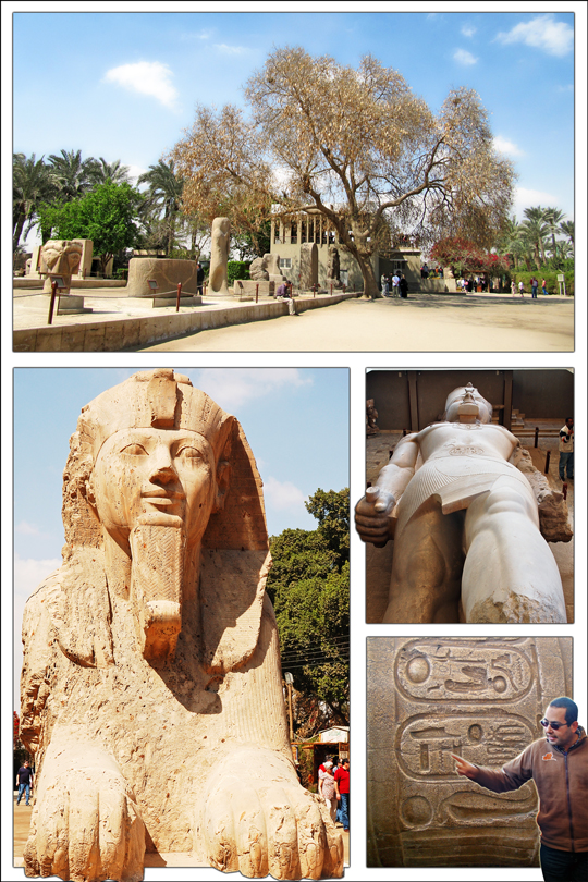 Memphis พิพิธภัณฑ์ Ramses sphinx Hatshepsut