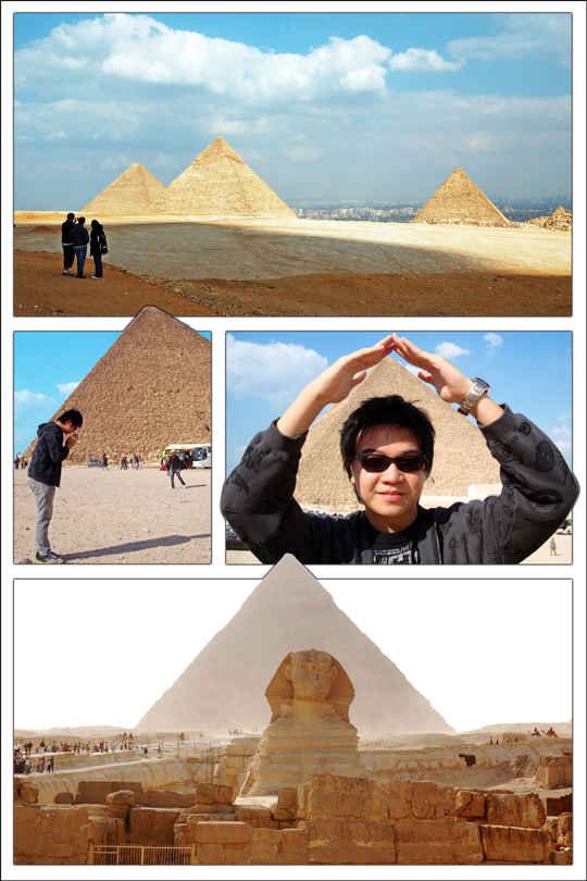 Seven Wonders of the Ancient World , The Great Pyramids of Giza , Khufu, คูฟู ฟาโรห์ Khafre (คาเฟร) และฟาโรห์ Menkaure (เมนคูเร)