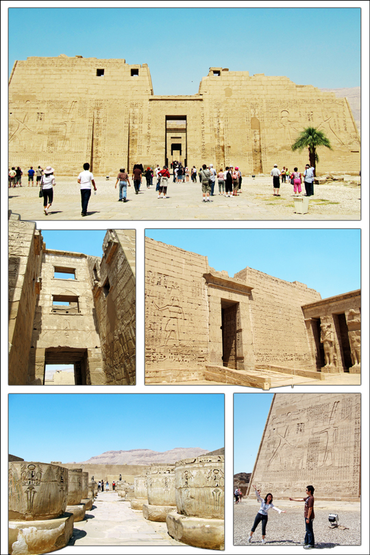 Medinet habu, Pylon, funerary temple ,ฟาโรห์ Ramses III