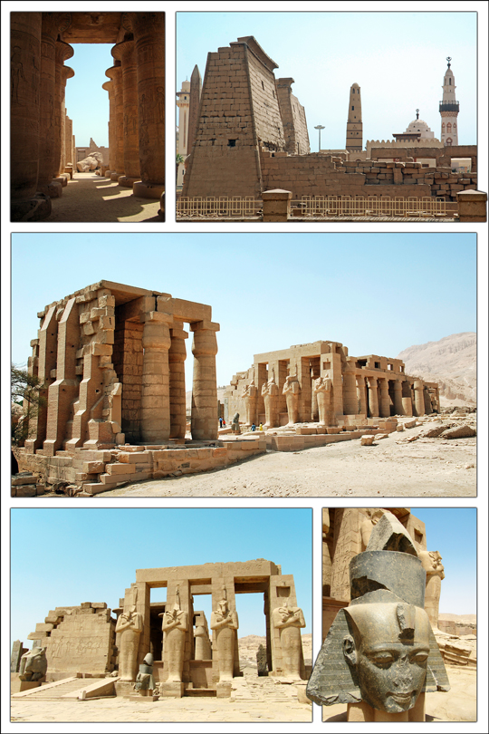 Luxor temple, rameseum