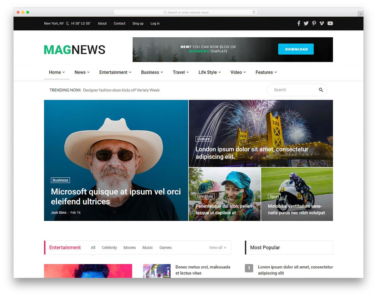 news design